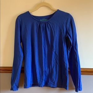 Girls Blue Long-sleeved Top